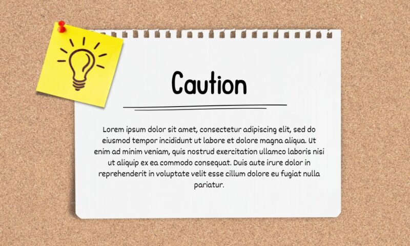 Caution